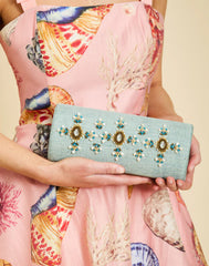 Pre-Order - Peridot Beaded Clutch