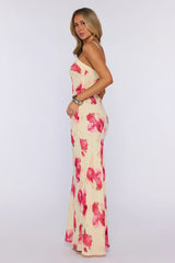 Bloom Dazzle Maxi Dress Yellow