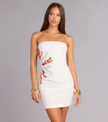Sunlit Escape Cutout Mini Dress
