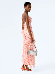 Thora Dress in Abstract Ditsy Floral