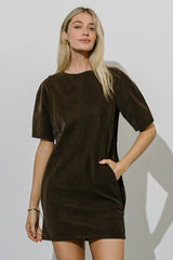 Ada Suede Mini Dress