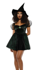 Green Witch Costume - Image 1