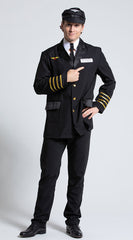 Mens Pilot Captain Costume - Image 1
