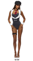 Mobbin' 6 Piece Mafia Costume Set - Image 4