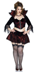 Plus Size Love Bite Vampire Costume Set - Image 3