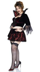Plus Size Love Bite Vampire Costume Set - Image 2