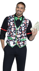 Men's Three Piece Casino High Roller Costume Kit - Image 1