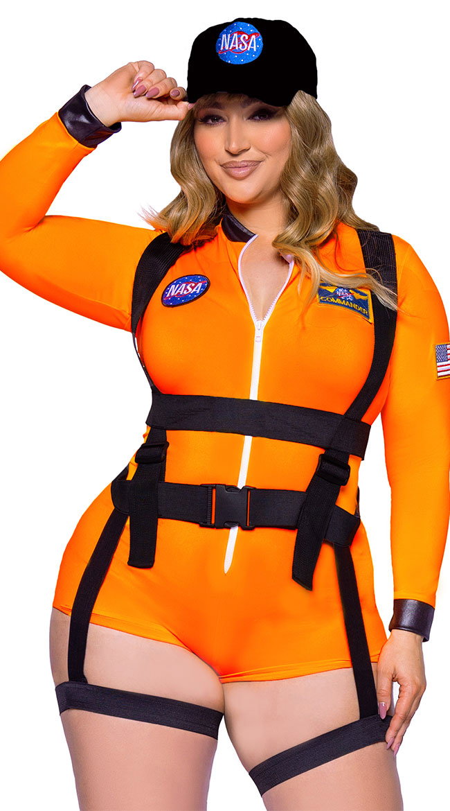 Plus Size Space Command Costume - Image 1