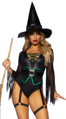 Green Queen Witch Costume - Image 2