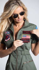 Womens Top Gun Costume - Image 4