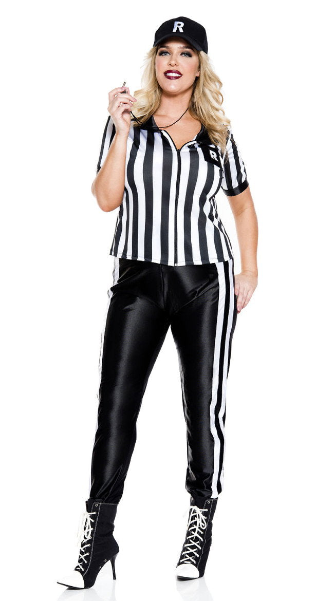 Plus Size Half Time Referee Costume - Image 1