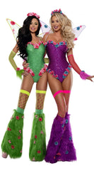 Purple Rave Pixie Costume - Image 4