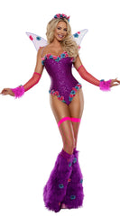 Purple Rave Pixie Costume - Image 3