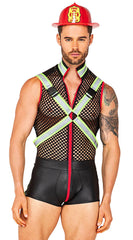 Men's Fireman Fever Costume - Image 1