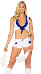 Touchdown Hottie Cheerleader Costume - Image 1