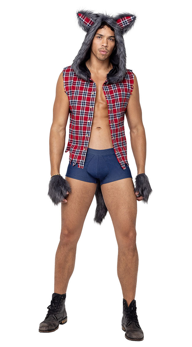 Men’s Full Moon Werewolf Costume - Image 1