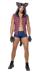 Men’s Full Moon Werewolf Costume - Image 1