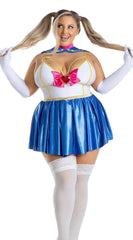 Plus Anime School Girl Bedroom Costume - Image 2