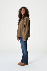 Lady Faux Suede Jacket