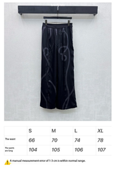HM SS26 Palefroi Remix Pajama Pants Black Mulberry Silk 351817