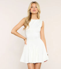 Twirl Worthy Knit Skater Dress