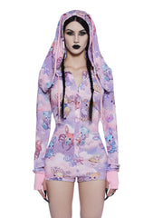Demented Sweetness Long Sleeve Romper