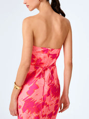 Amdra Dress in Sunset Blur Print