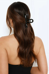 Shine On Claw Clip Black