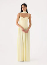 On My Page Maxi Dress - Yellow