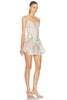 Charo Ruiz Ibiza Gardenia Short Dress In Cream Botanic