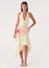 Darline Midi Dress - Soft Lily
