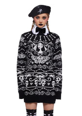 Grave Confusions Knit Sweater