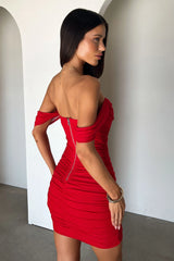 Lucinda Dress - Red