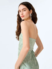Amdra Jacquard Dress in Sage