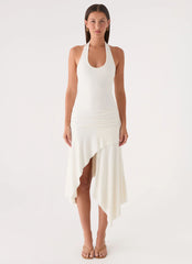 Alise Midi Dress - White