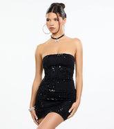Party Proof Sequin Mini Dress