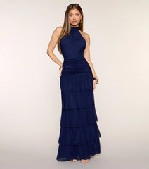 Airy Chic Open Back Maxi Dress
