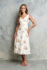 Jaylen Floral Midi Dress