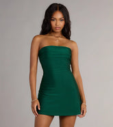 Laced In Allure Strapless Mini Dress
