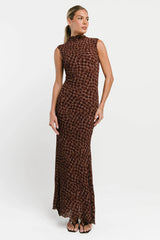 Ariel Textured Maxi Dress