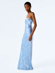 Amdra Jacquard Dress in Vista Blue