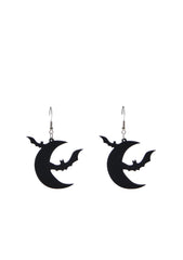 Crescent Flight Drop Earrings
