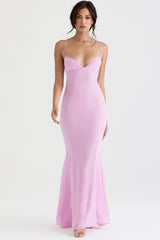 pink maxi dress
