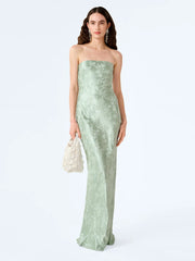 Amdra Jacquard Dress in Sage