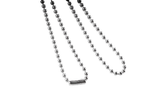 Ball Chain Necklace 20 inches - Silver CHRM1578