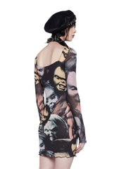 Petrified Night Mini Dress