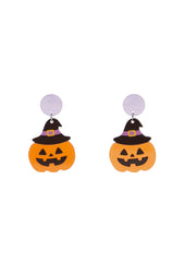 Grinning Gourd Drop Earrings