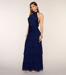 Airy Chic Open Back Maxi Dress