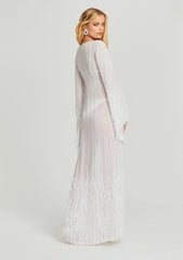 Nasreen Sequin Feather Kimono