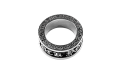 Fuck you spinner ring Silver CHRM1554